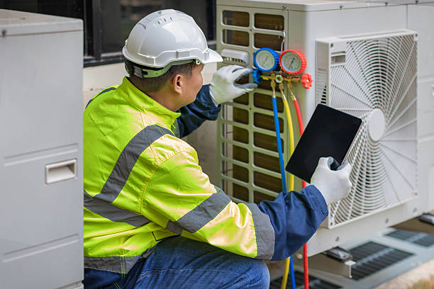 Professional Hvac technician working in Saint Michael, MN